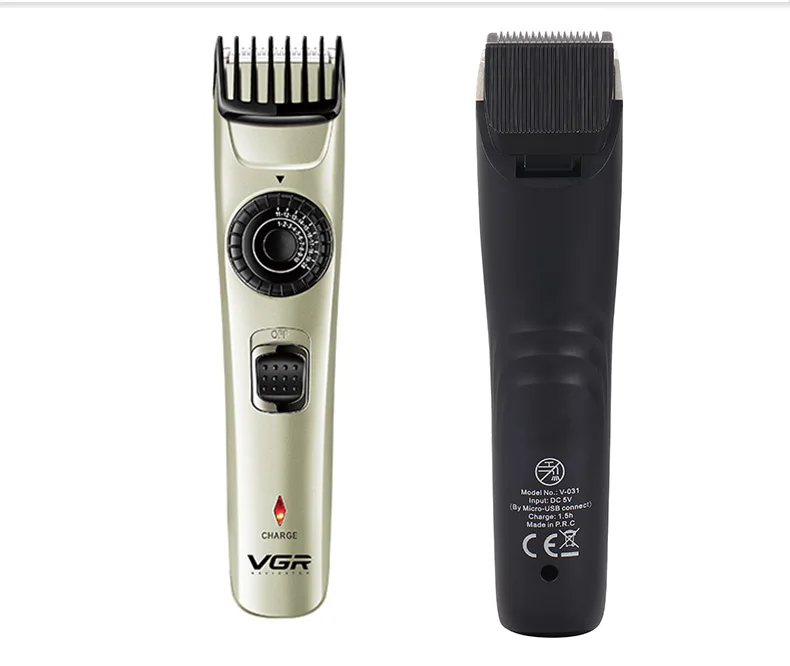 

Professional Electric Hair Clipper Shaver Waterproof USB Rechargeable Beard Trimmer Shaver Hair Trimmer Adjustable limit comb