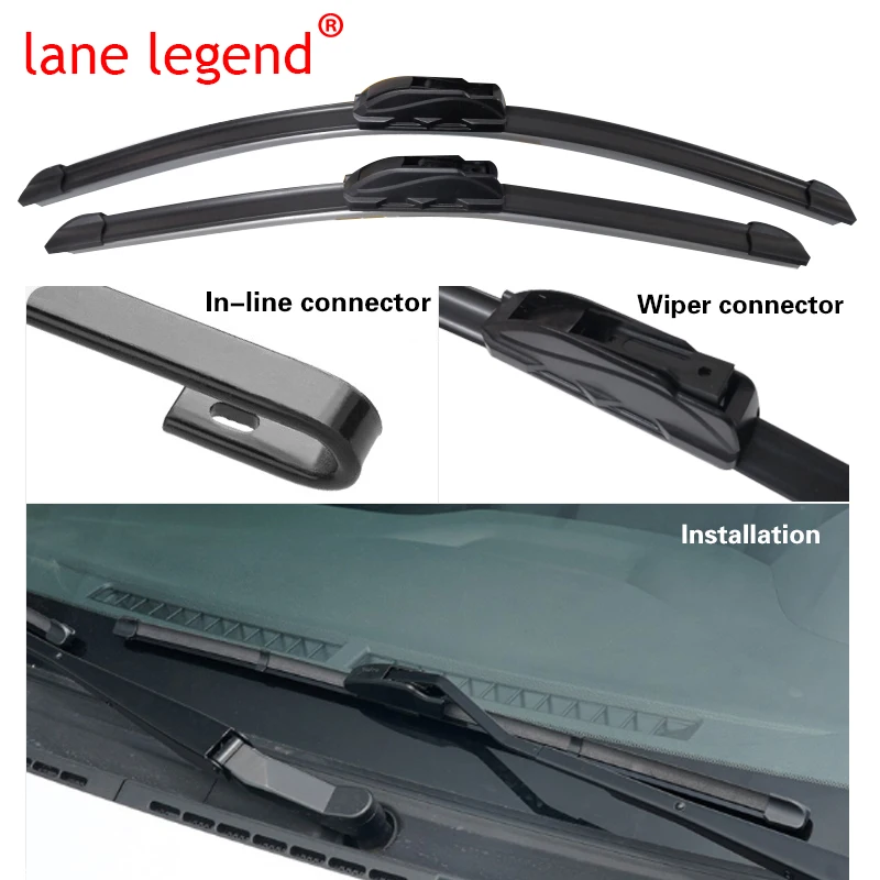 Набор щёток стеклоочистителя для Peugeot 206 хэтчбек 2001-2006 2002 2003 26 + 16 дюймов