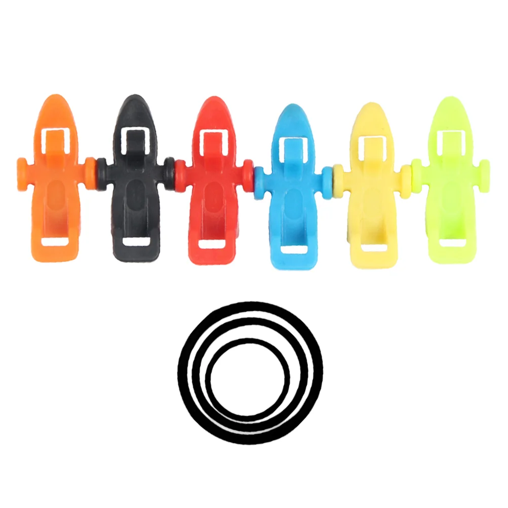 

Fishing Pole Hook Keepers Bait Holders Easy Secure Lures Jig Hooks for Fishing Rod Fishing Accessories (Random Color)