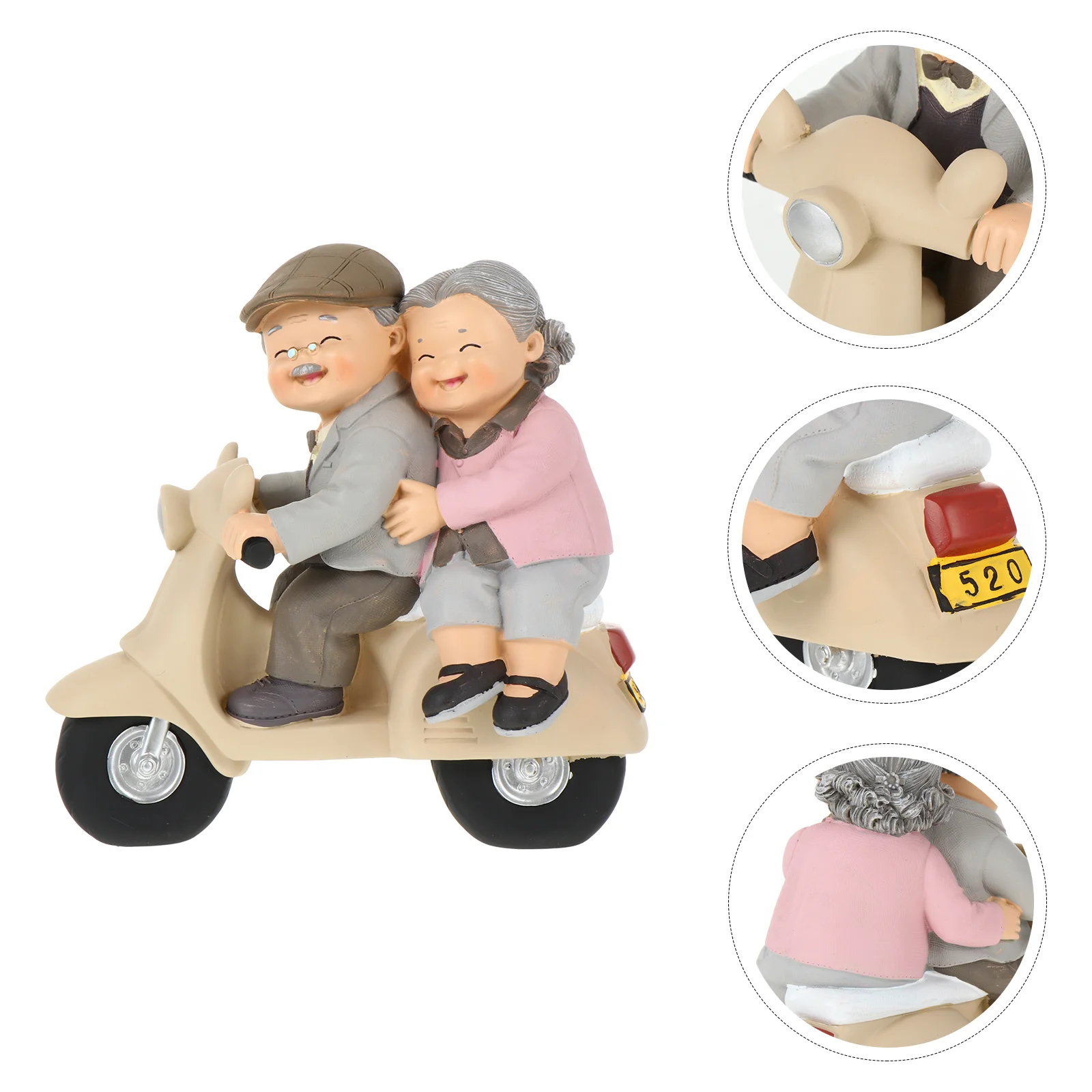 

Grandparents Ornaments Love Couple Figurine Decor Elderly Resin Crafts Gifts Couples Christmas Bride House Decorations For Home