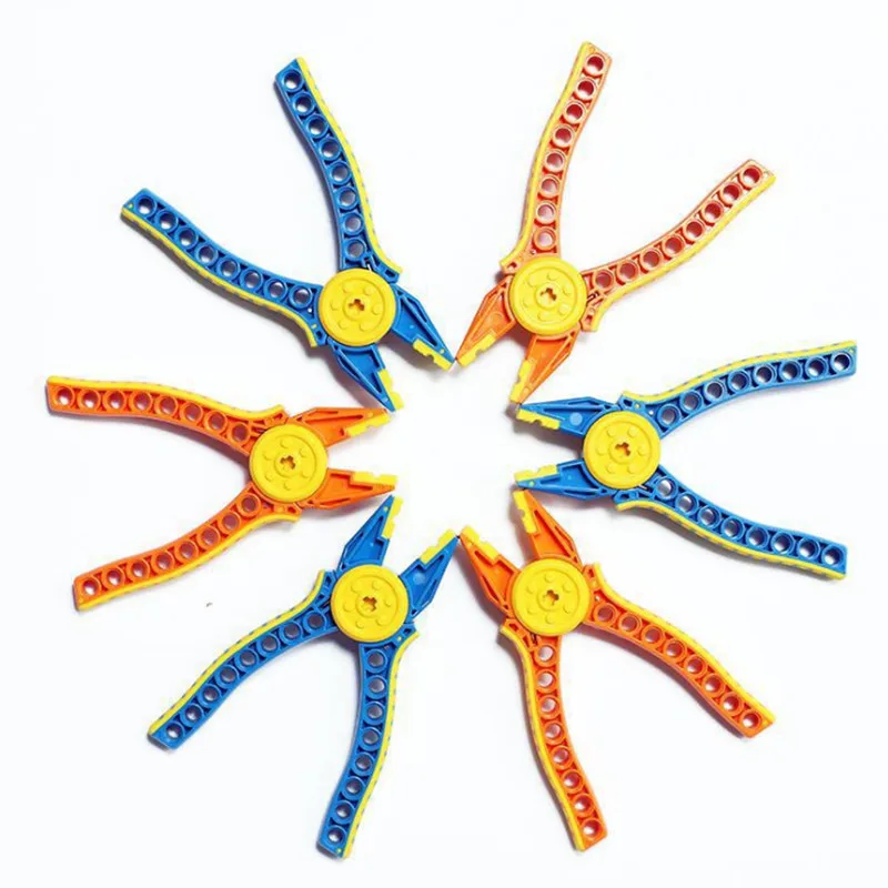 

Technical Series Demolition Of Blocks Pin Pliers Tongs Tool Parts Device Bricks Educational DIY Toys for Children Boys