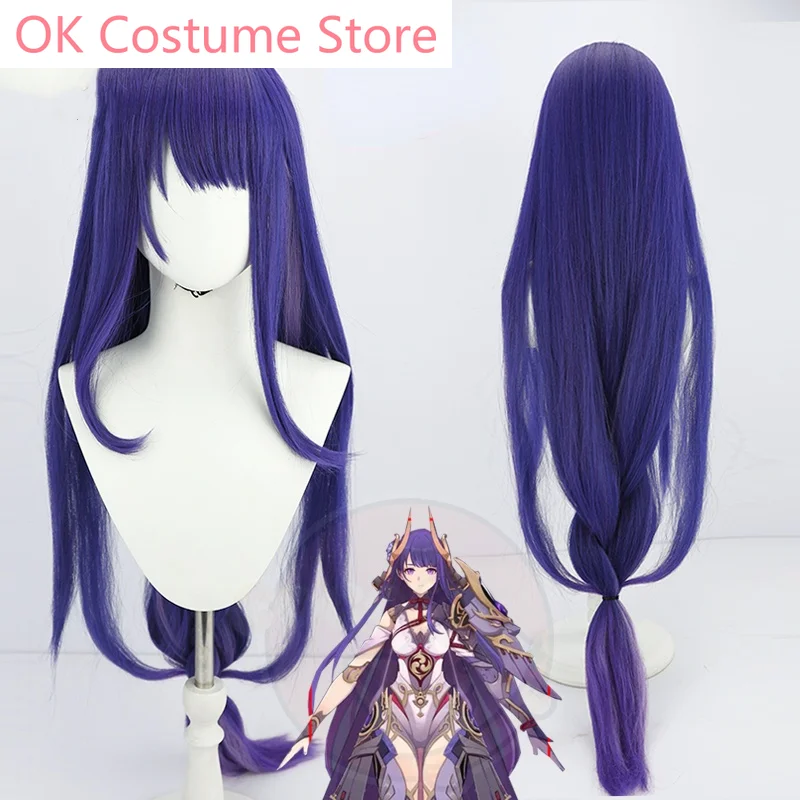 Игровой костюм для косплея Genshin Impact Raiden Shogun босса No Inazuma Tono с париком