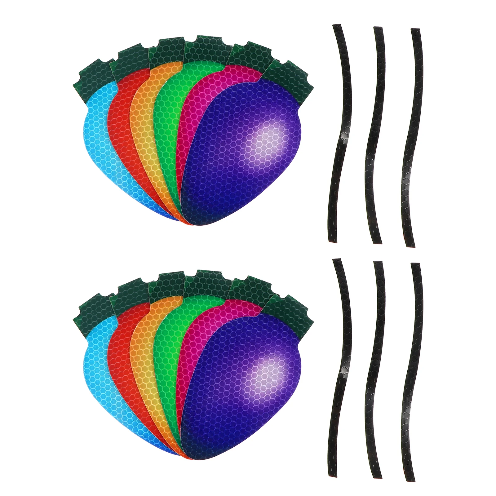 

Car Magnets Decal Christmas Magnet Refrigerator Bulb Magnetic Sticker Stickers Reflective Light Festive Auto