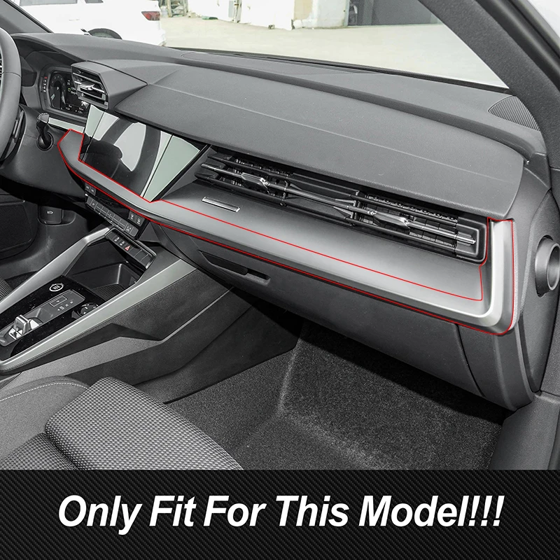 Цветная центральная консоль из углеродного волокна декоративная панель