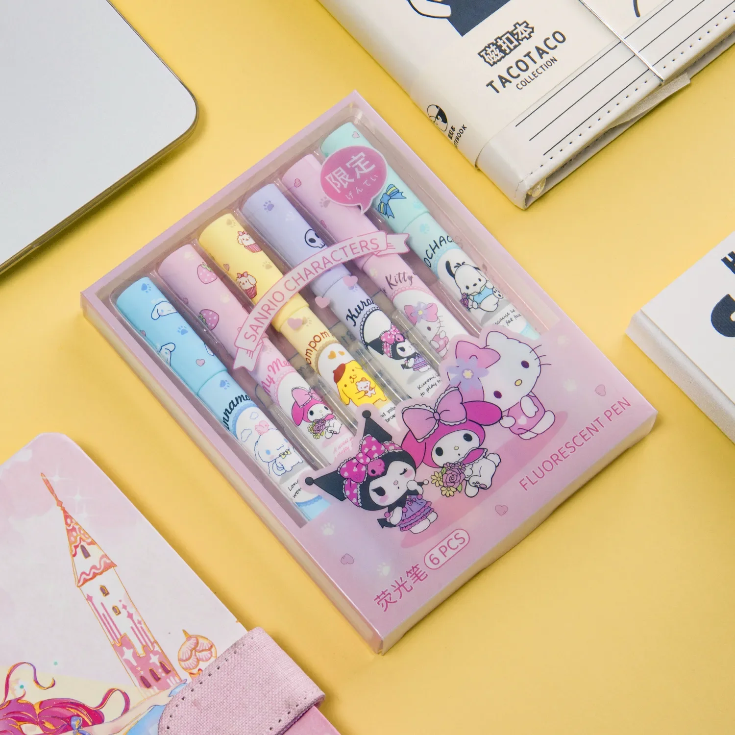 

Набор флуоресцентных ручек MINISO Hello Kitty 6 шт.