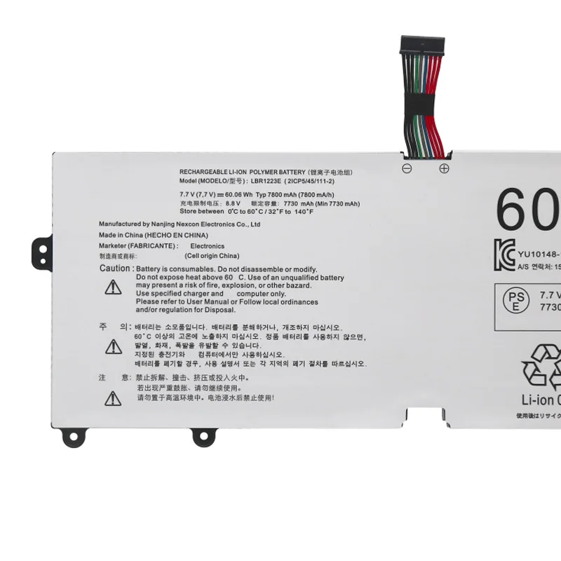 ZEDI Новый аккумулятор для ноутбука LBR1223E 7 В 60 06 Втч LG Gram 13Z970 14Z970 15Z970 15Z975 13Z970.G.AA53C 13Z975