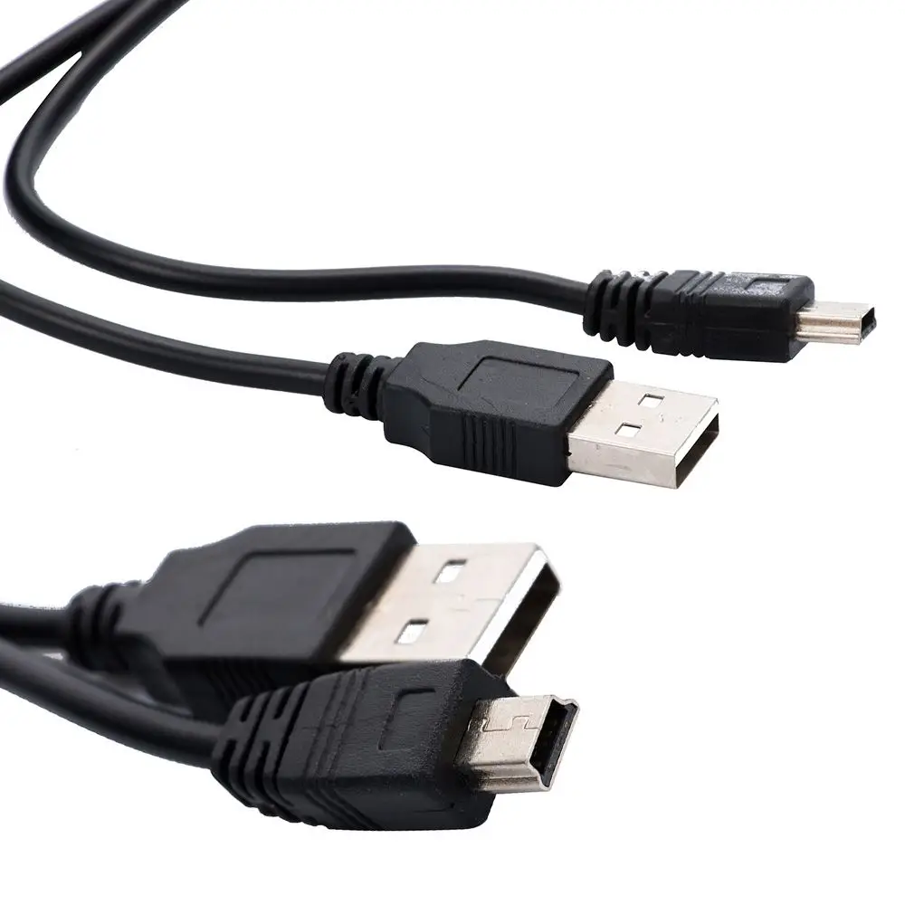 Камера 1 м USB 2.0 для MP3 GPS динамиков PSP Мужской разъем Шнур зарядки USB-MINI 5-контактные