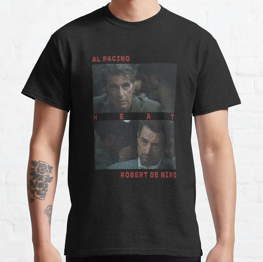 

Al Pacino And Robert De Niro Meeting . Heat Movie Classic T-Shirt Custom Aldult Teen Unisex Digital Printing Tee Shirts Xs-5Xl