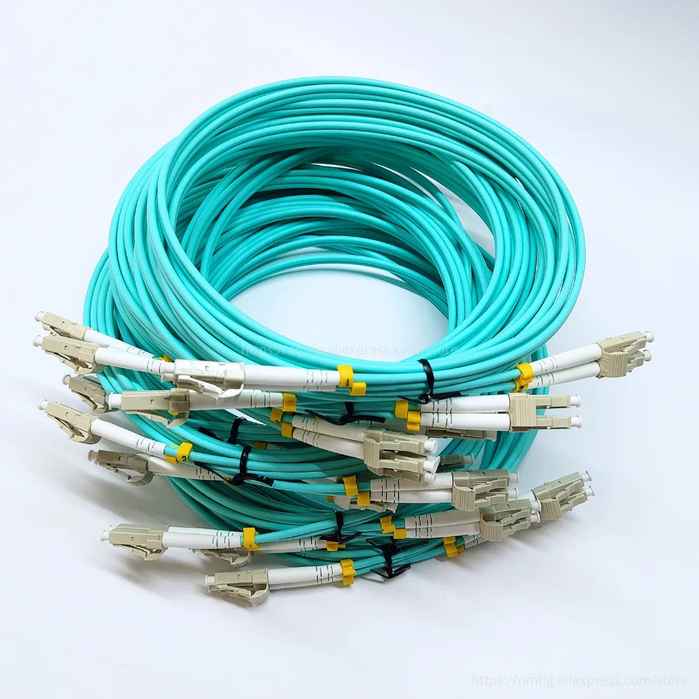 10 шт./партия оптоволоконные соединительные шнуры длина 50/125 мкм