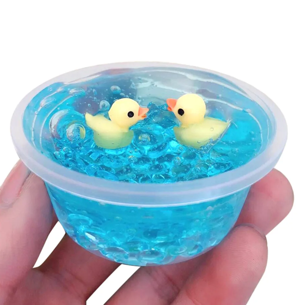 60ml Duck Mud Mixing Cloud Slime Putty Scented Stress Kids Clay Toy игрушки для детей montessori toy brinquedos 2023 new hot30#