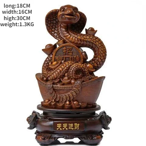 Привлекают богатство зодиакальные животные змеиные украшения для ТВ-шкафа