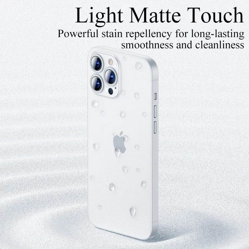 0 3 мм ультра тонкий чехол для iPhone 13 12 Mini 11 Pro SE 2022 2020 Прозрачный матовый Жесткий