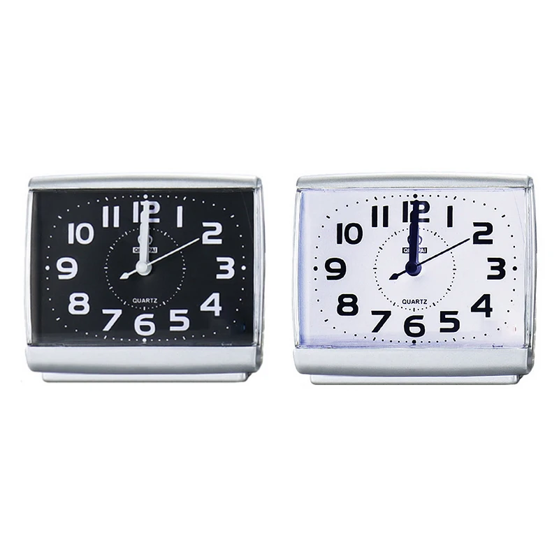 

Bedroom Desktop Bed Wake Up Clocks Bedroom Beside Student Plastic Silent Sweeping Small Table Clock Alarm Clock