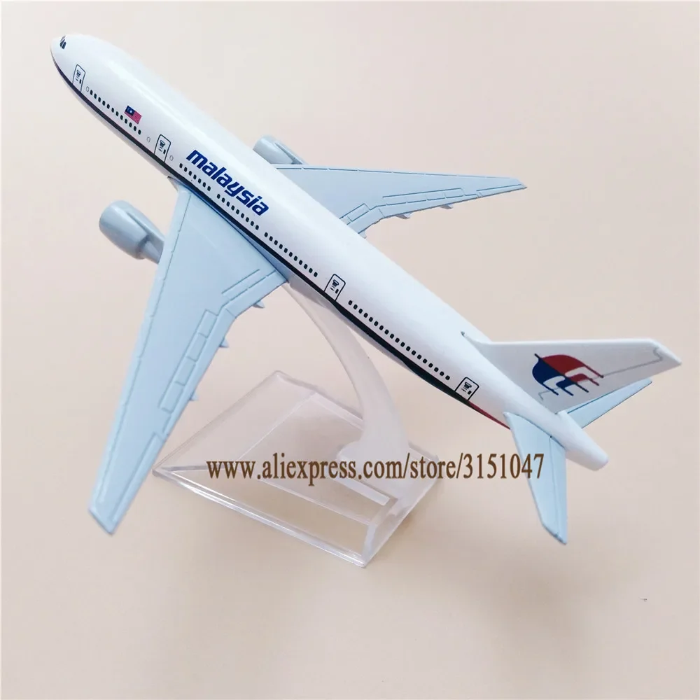 

16cm Air Plane Malaysia Airlines Boeing 777 B777 Airways Metal Alloy 1:400 Scale Diecast Airplane Model Plane Aircraft Gift Toys