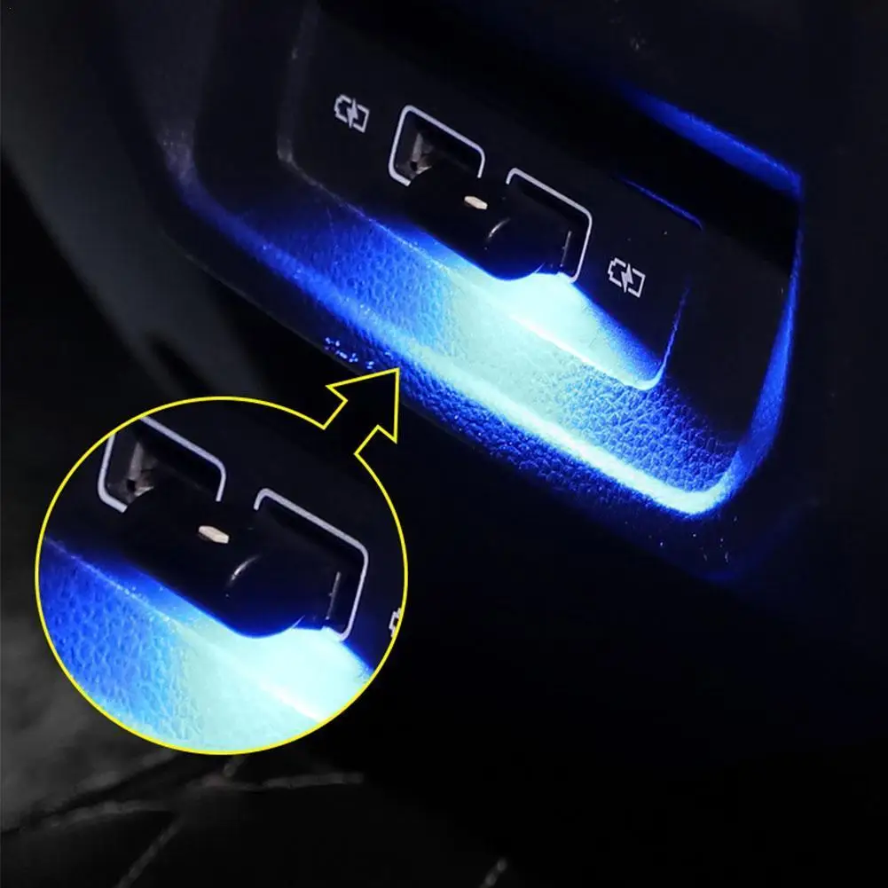 

Car Led Mini Light PC Car Colorful Lights Auto Parts Car Interior Decorative Car Atmosphere Light Emergency Decorative Lamp