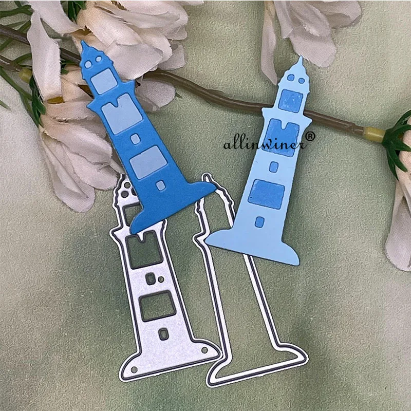 

Sea lighthouse decoration DIY Craft Metal Cutting Die Scrapbook Embossed Paper Card Album Craft Template Stencil Dies