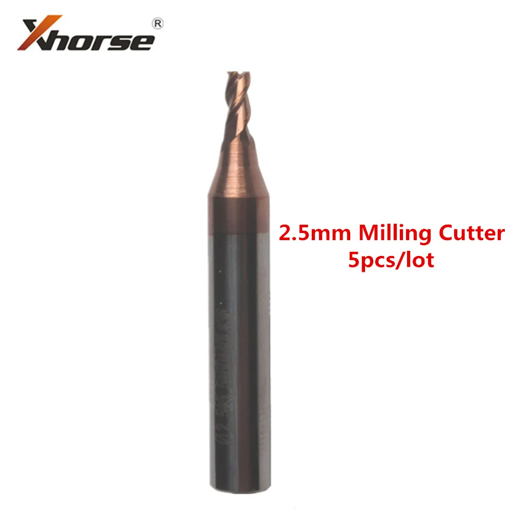 

2.5mm Milling Cutter for IKEYCUTTER CONDOR XC-MINI Dolphin XC-007 XC-002 Key Cutting Machine 5pcs/lot