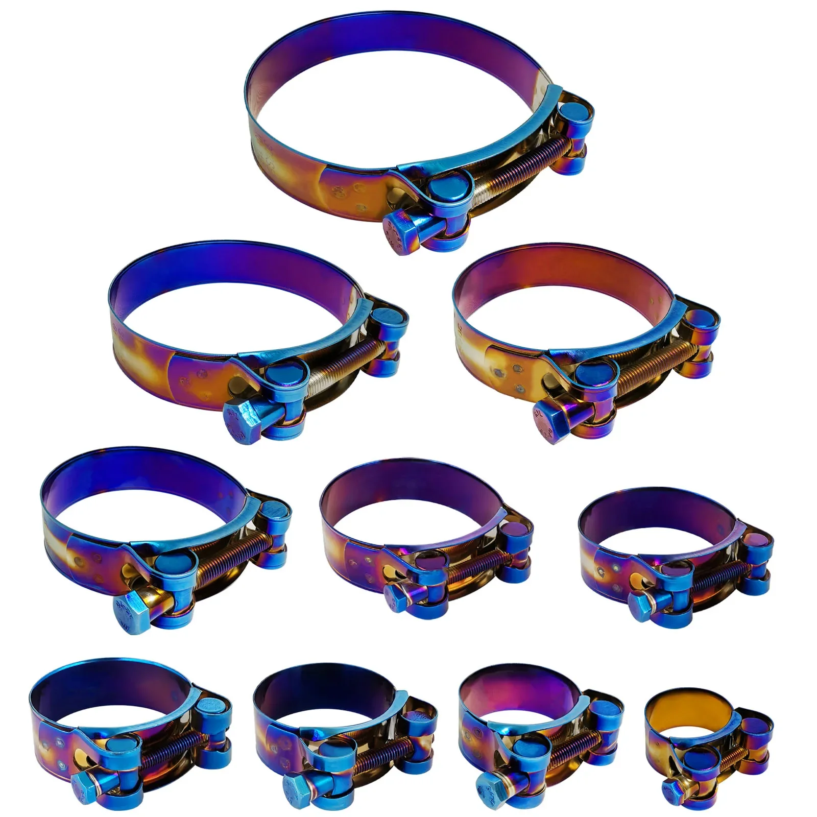 1 шт. Т-образный зажим для шланга из нержавеющей стали 26-114 мм