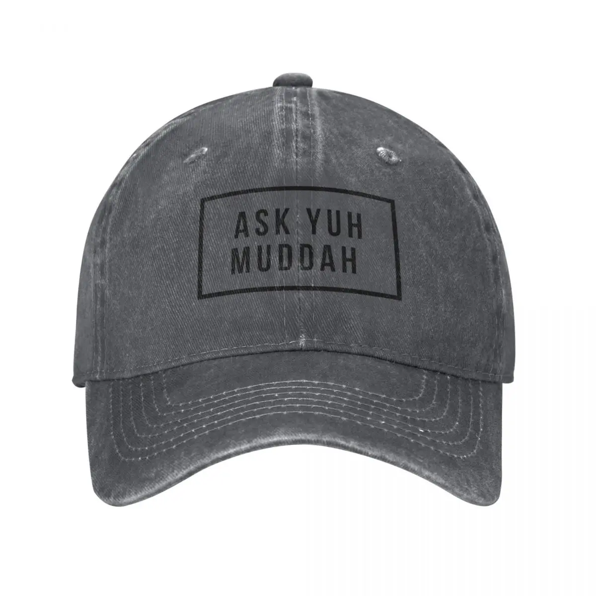 Фото Бейсбольная кепка Ask Yuh Muddah, вечерняя шляпа, кепка Snapback, женская, 2025, мужская №1