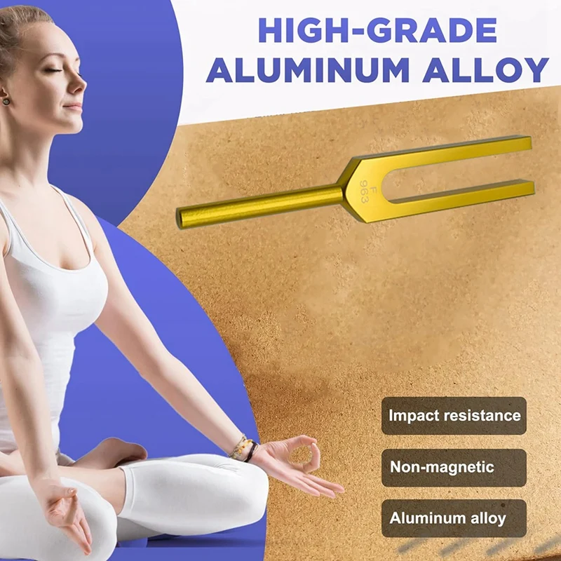 Набор вилок для настройки F 963 Гц вилка исцеления чакр Звуковая терапия