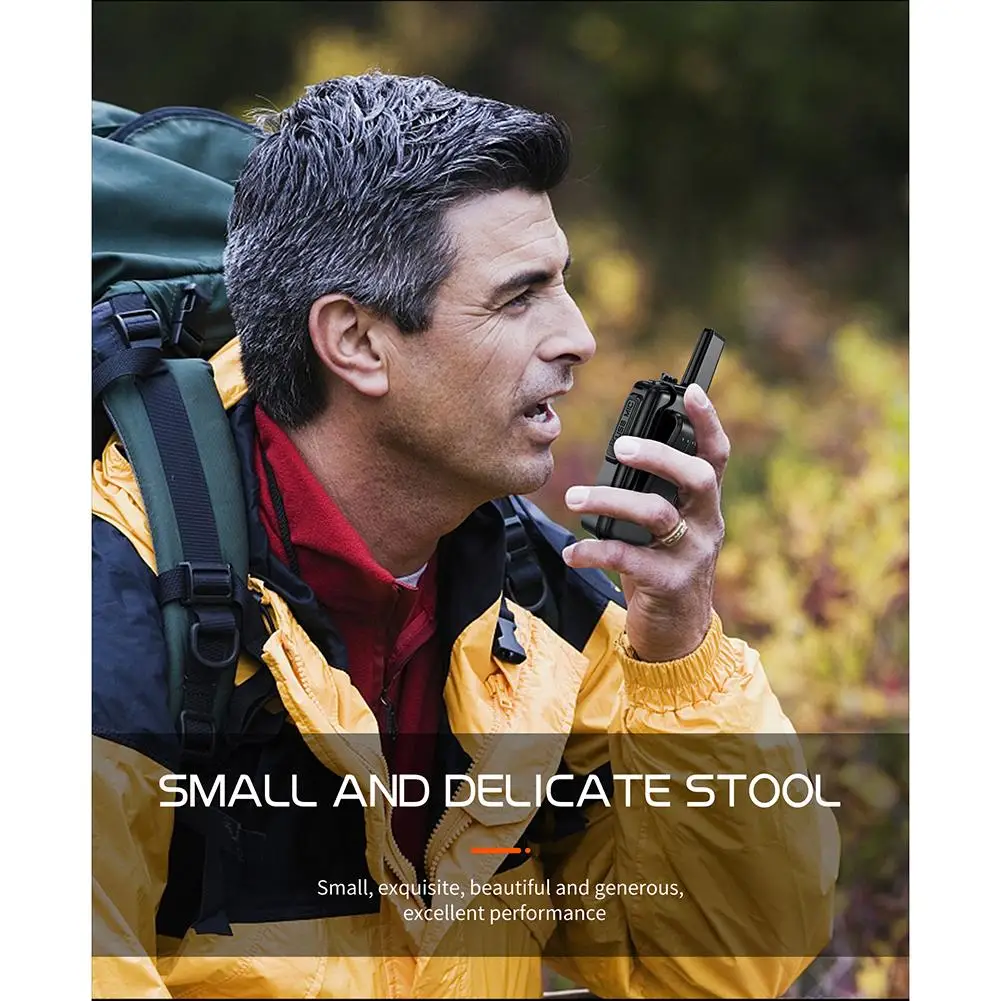 N5 5W Wireless Civil Mini Walkie-talkie 4800mah Type-c Rechargeable 400-470mhz Portable Waterproof Work Intercom