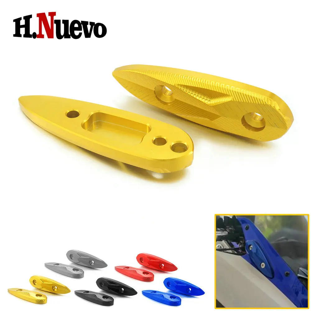Motocycle Rear View Rearview Mirror Hole Cap Covers For YAMAHA YZFR3 YZFR25 YZF R3 2015 2016 R25 2013 2014 YZF-R3 YZF-R25 | Автомобили и