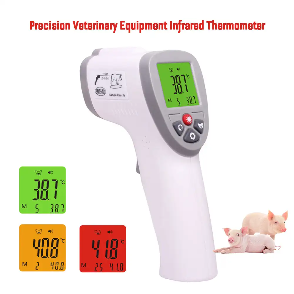 

Precision Infrared Thermometer Human/Animal Electronic Digital Thermometers Guns Pigs Cattle Sheep Horses Dogs Cats Pet Animal
