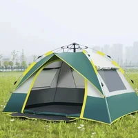 3 4 person camp tent spring instant automatic tent double layer waterproof anti uv shelter tent for camping hiking picnic fish