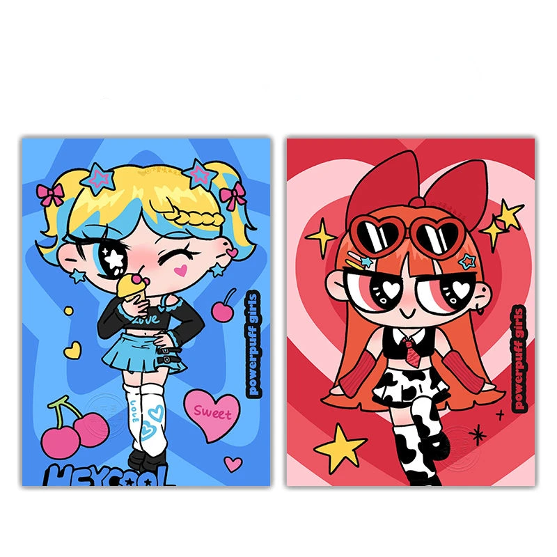 Блокнот на горизонтальную линию с мультяшным рисунком для девочек