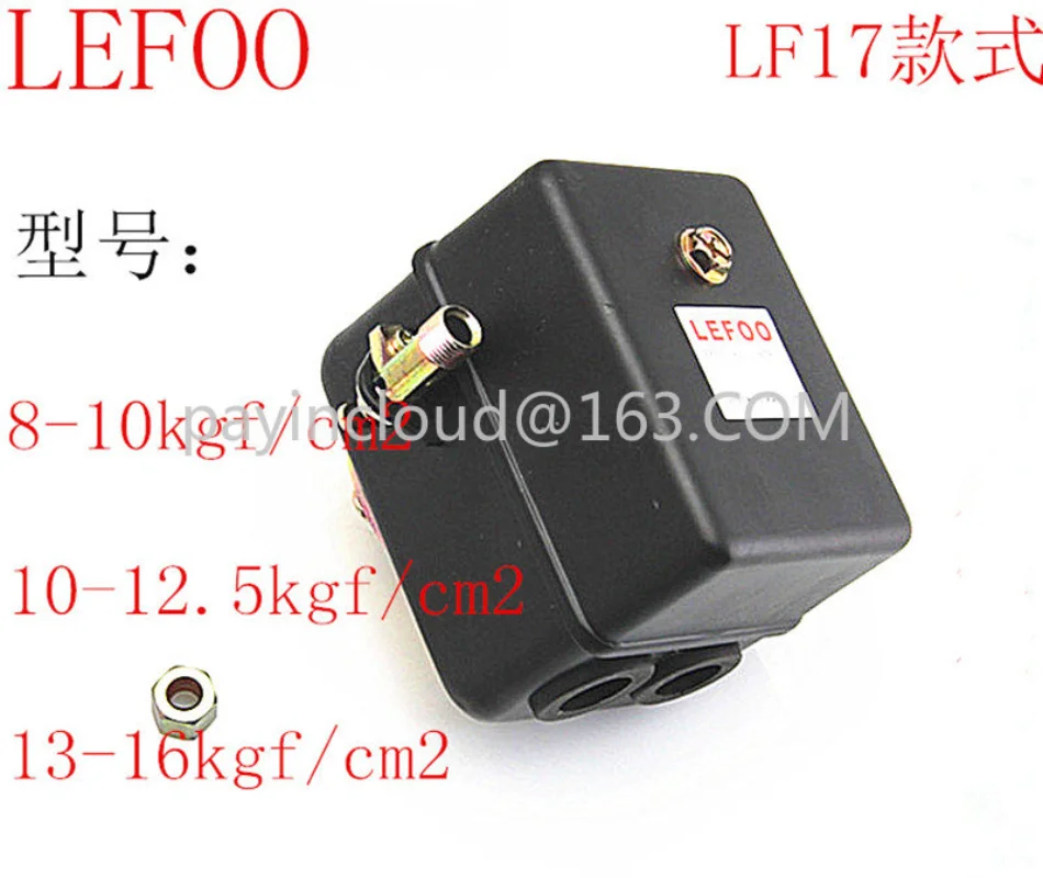 

LEFOO High Pressure LF17 Air Pump Pressure Switch Start and Stop Controller of Air Pressure Switch of Air Compressor