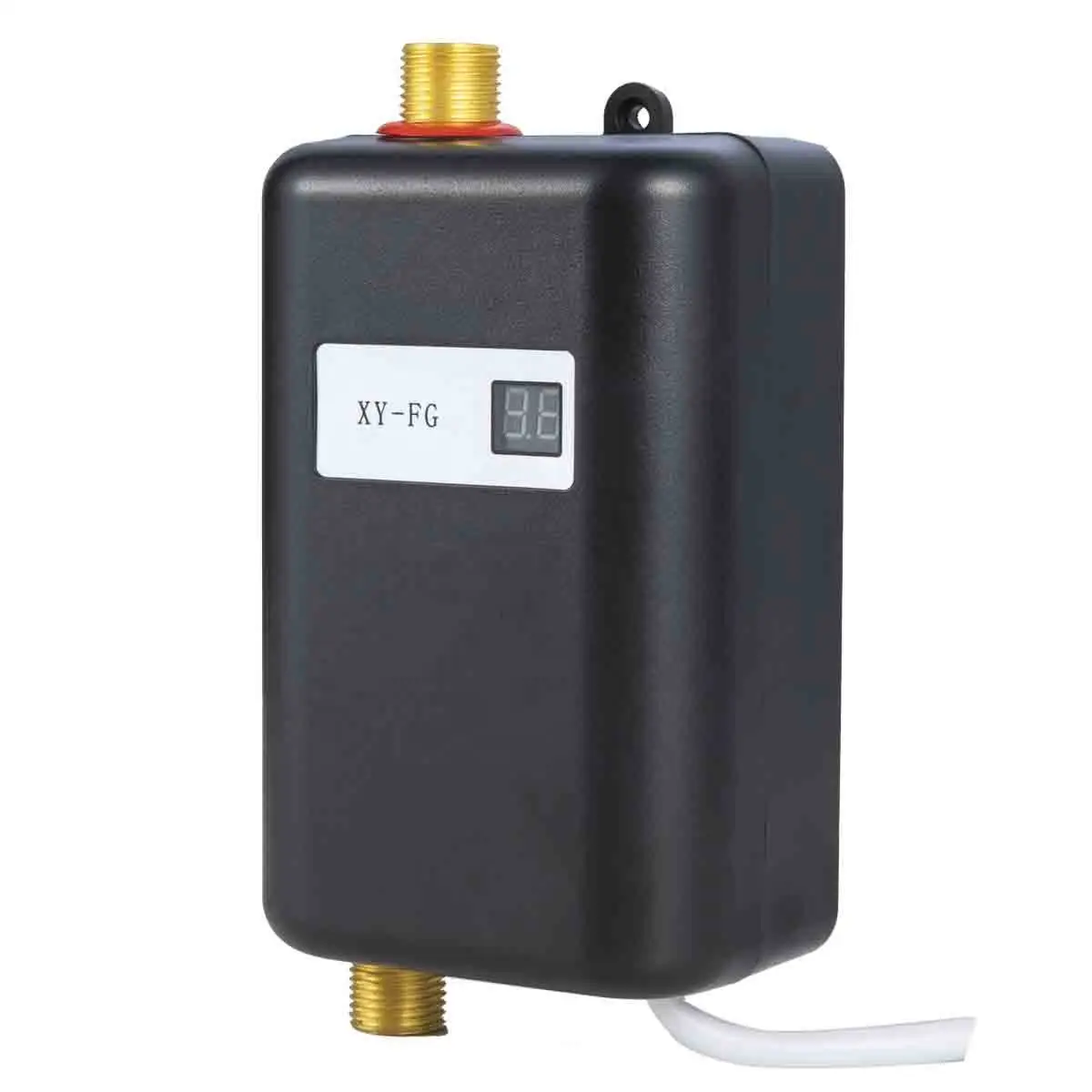 3800W Electric Water Heater Instantaneous Tankless Instant Hot Water Heater Kitchen Bathroom Shower Flow Water Boiler