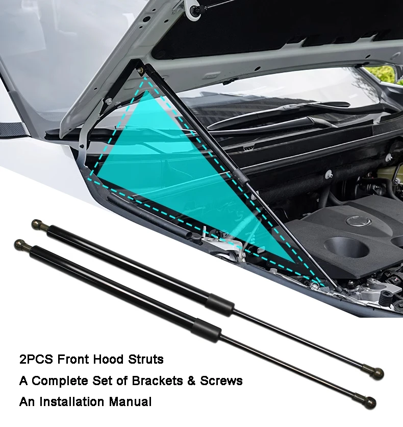 Фото 1 комплект газовых стоек для Nissan 350Z Fairlady Z (Z33) 2002-2009, подъемная опора переднего капота, демпфер, опоры амортизатора №4
