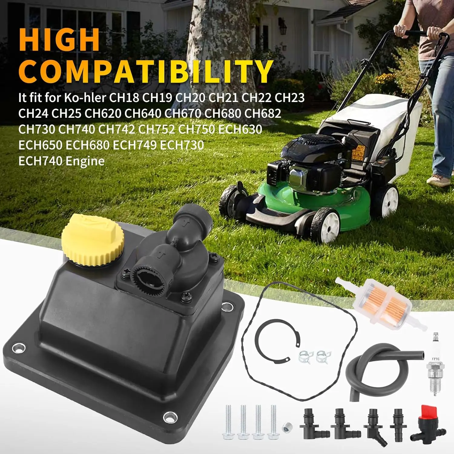 Фото Топливный насос 24 559 02-S для Kohler CH18 CH19 CH20 CH21 CH22 CH23 CH24 CH25 CH640 CH670 CH680 CH682 CH730 CH740 CH742 CH752 CH750 E №4
