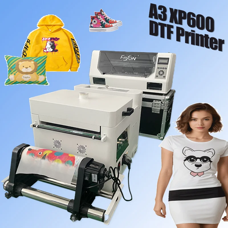 Fayon a3 Размер DTF принтер новый стиль шесть М2 Мини печать на струйной печати Xp600