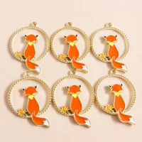 10 pcs cartoon animal charms enamel cat charms pendants for jewelry making women fashion earrings necklaces diy keychains gifts