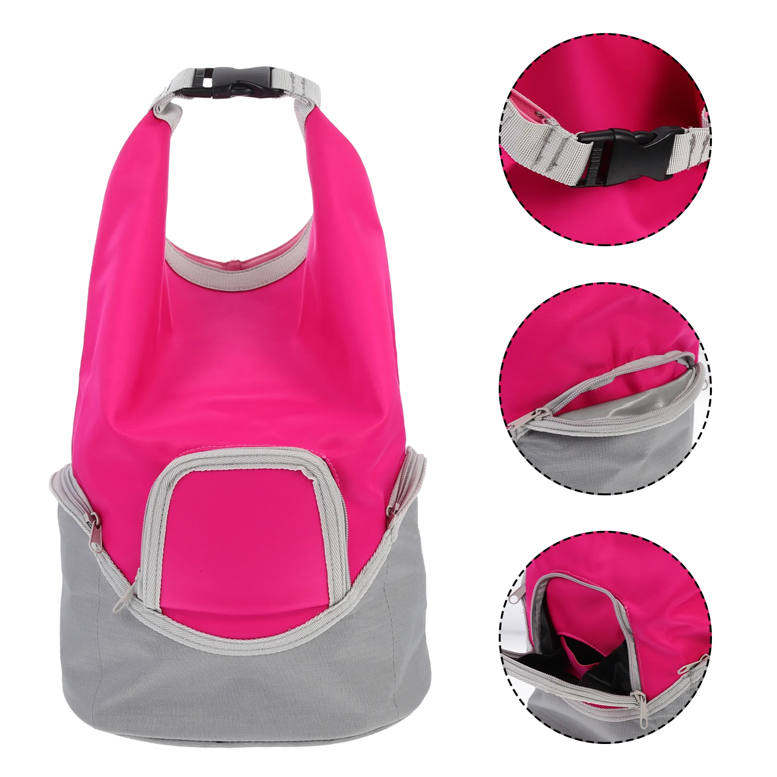 

Travel Cat Food Container Dog Treat Shoulder Bag Portable Pet Food Handbag