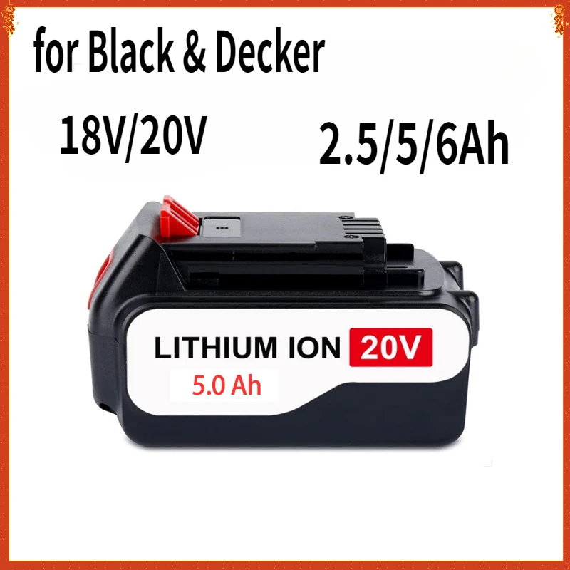 Литий-ионный аккумулятор LB20 для Black &amp Decker 18 В/20 В 2 5/5 Ач