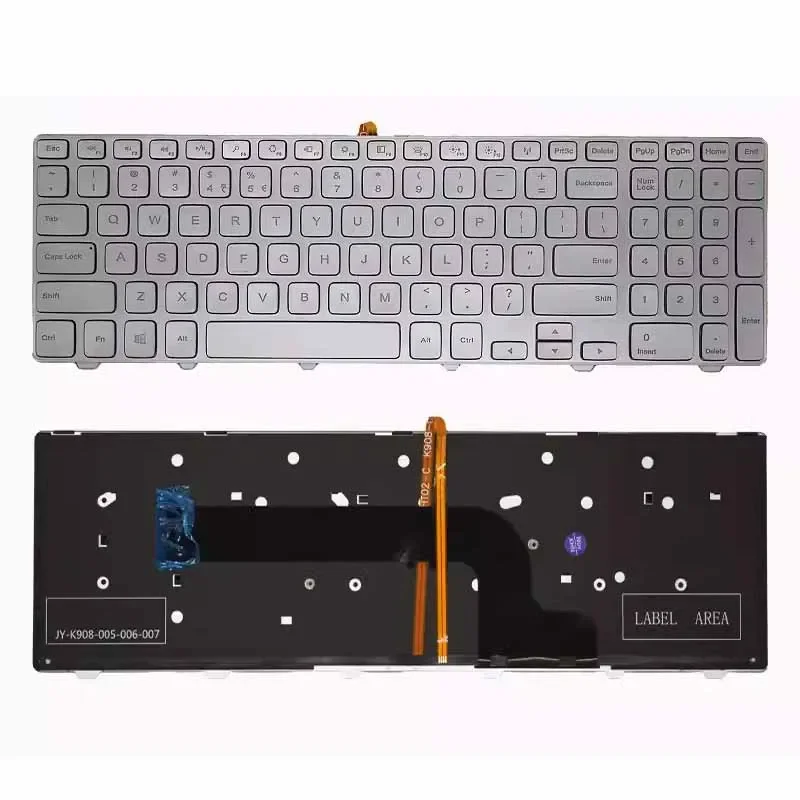 НОВАЯ клавиатура с подсветкой для DELL Inspiron 15 7000 серии 7537 P36F