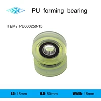 the manufacturer supplies polyurethane forming bearing pu600250 15 rubber coated pulley 15mm50mm15mm