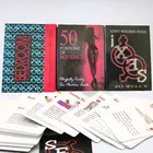 Эротические аксессуары БДСМ бондаж заказы раб флирт различные эротические 50 шт.компл. позы командная карточка покер SM взрослая 18 + Юмор игра