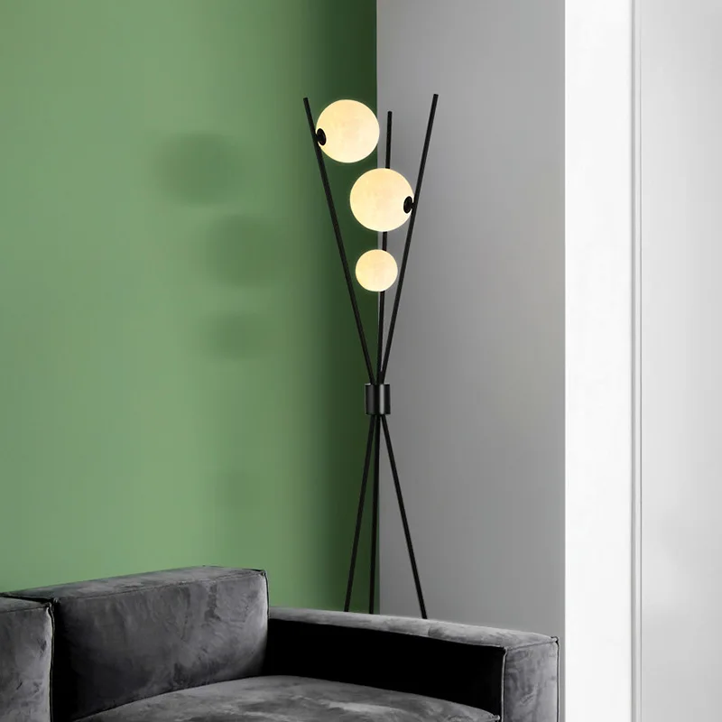 

SANDYHA Modern Nordic G9 Led Floor Lamps for Living Room Bedroom Sofa Iron Art Lighting Home Decoration Indoor Light Fixtures