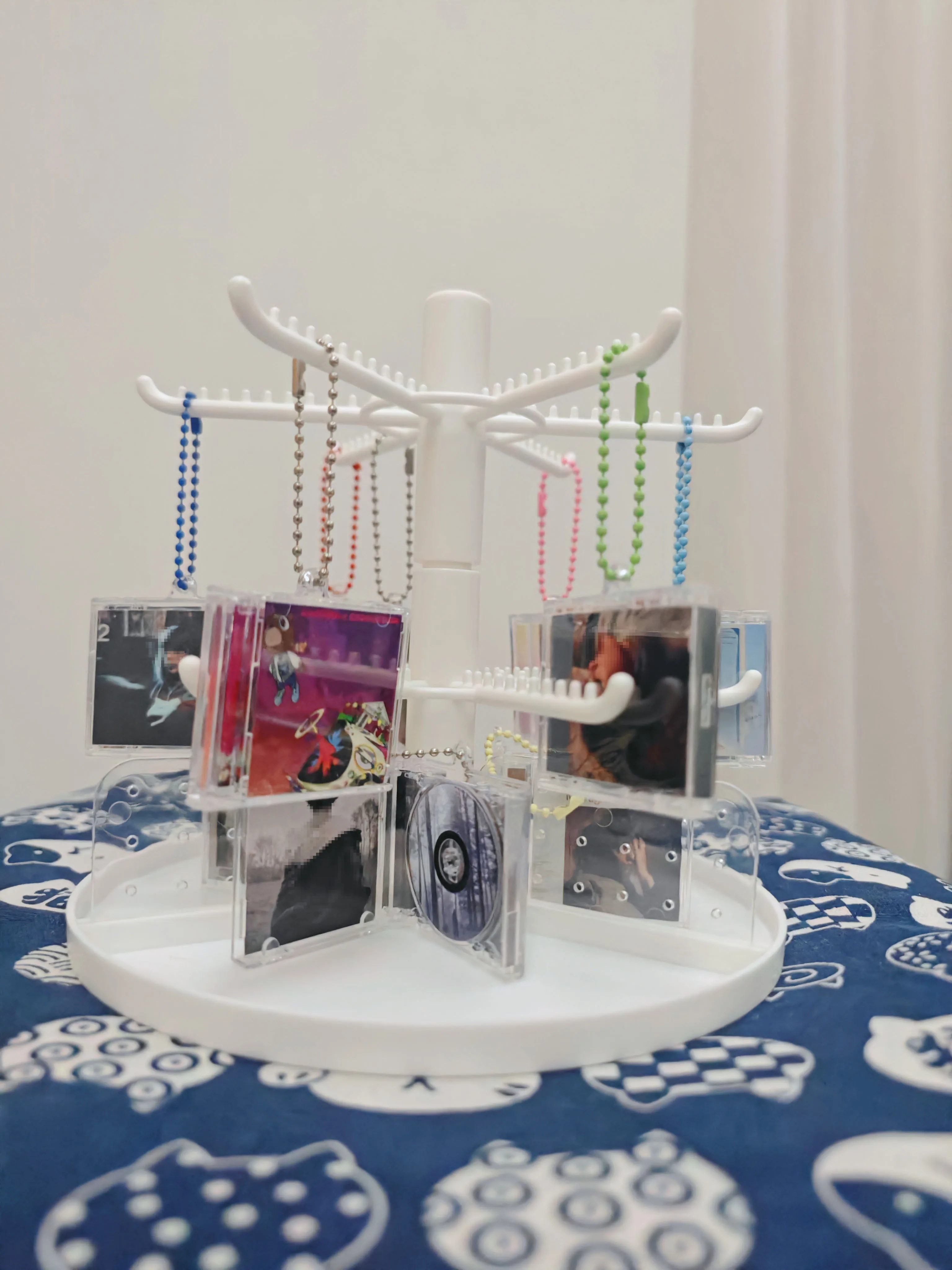 1 шт. пустой мини-футляр для компакт-дисков брелок ключей сделай сам с NFC умный