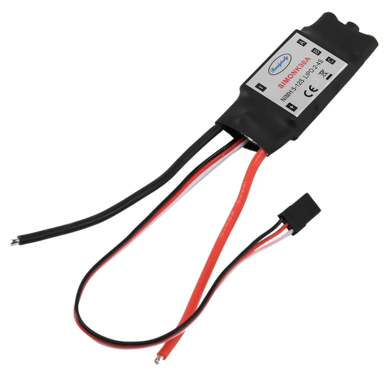 

Контроллер скорости бесщеточный HP Simonk 30A ESC BEC 2A для квадрокоптера F450 X525