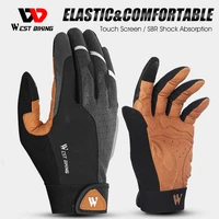 west biking cycling bicycle gloves men women touch screen mtb road bike gloves shockproof breathable motorcycle sports gloves