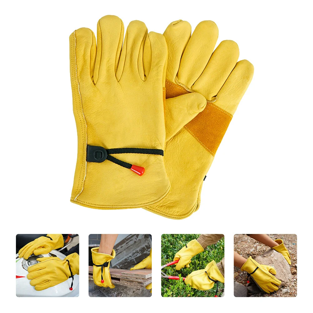 

1 Pair Heat Resistant Anti-Scalding Outdoor Camping Barbecue Grill Gloves Mitts