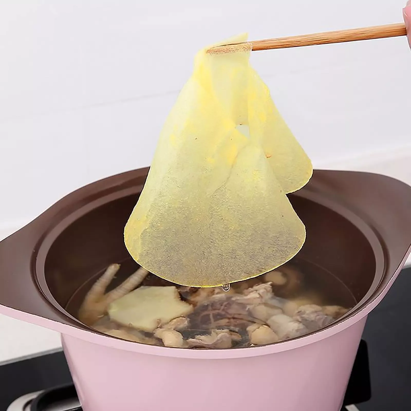 

2023New Oil-Absorbing Paper Thickened Kitchen Food Scum Grease Oil Blotting Paper for Fried Health Oil Filter Paper Sheets