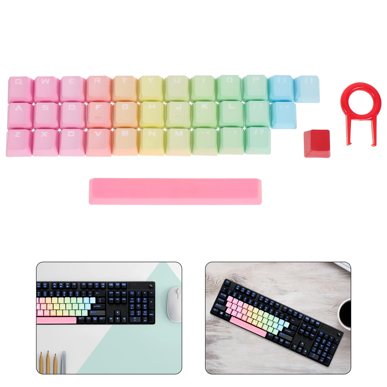 

Keyboard Keycaps Key Caps Computer Diy Switches Supply Mechanical Decor Protector Replace Kits Home Chicaccessories Kit Premium