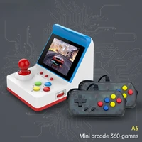 retro %e2%80%93 dual video game console with 360 built in retro games a6 fc arcade 8 bit childrens toys cheap