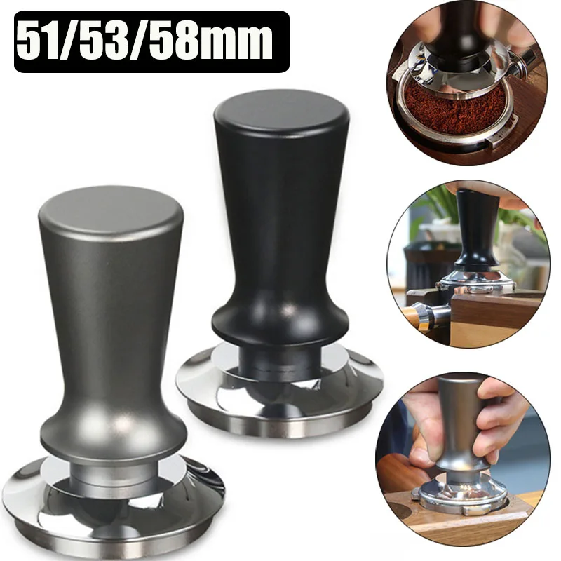 Тампер калиброванный под давлением 51/53/58 мм для кофе и эспрессо-304 нержавеющая