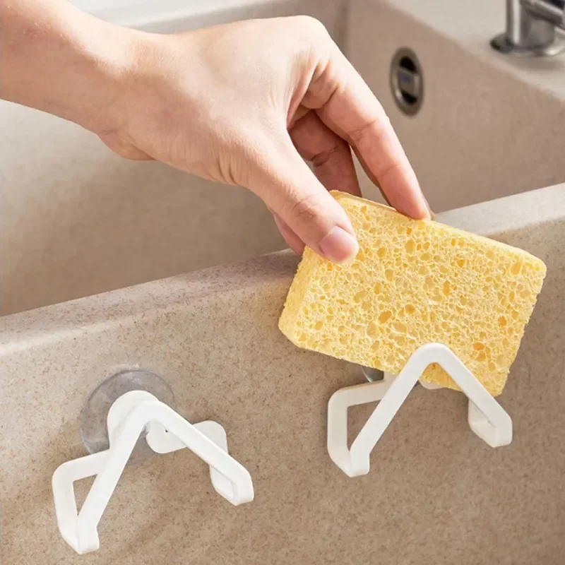 

Kitchen Organizer Suction Cup Sink Drain Rack Sponge Storage Holder Kitchen Sink Drainer Bathroom Accessories Multifunctional